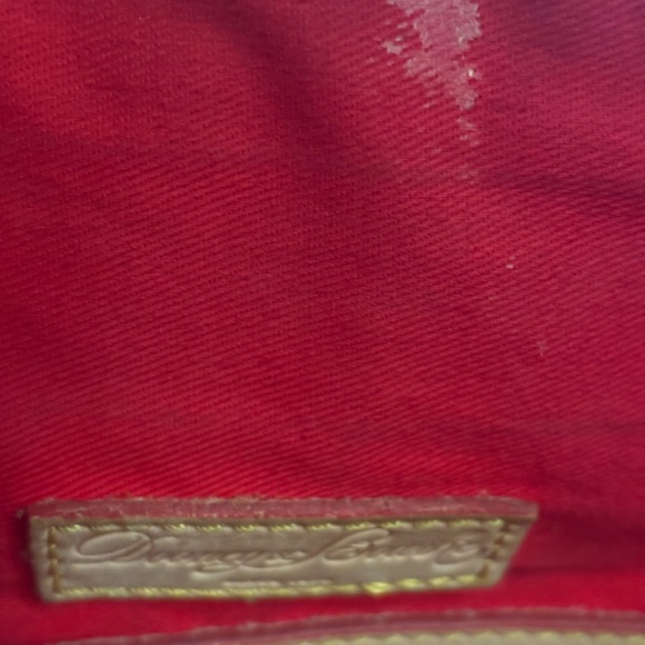 Dooney & Bourke Cream and Tan Signature Tote Bag - Picture 11 of 16